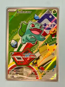 Pokemon TCG First Partner Illustration Collection Series 1 Kanto GEN 1 Starters - Image 3