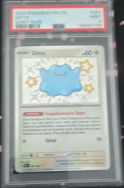 POKEMON TCG DITTO 201/091 SV PALDEAN FATES SHINY RARE HOLO PSA ENGLISH 2024 - Image 1
