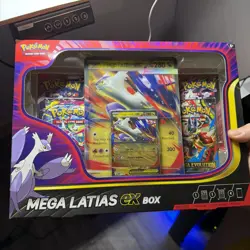 Pokemon Mega Latias EX Box Promo Lenticular Booster Packs TCG English Latias - Image 1