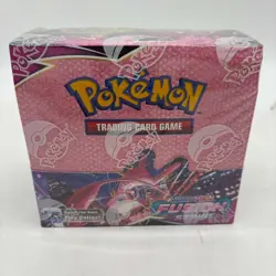 Pokemon TCG Sword & Shield Fusion Strike Booster Box SEALED w/Acrylic Case - Image 1