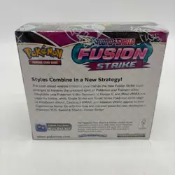Pokemon TCG Sword & Shield Fusion Strike Booster Box SEALED w/Acrylic Case - Image 5