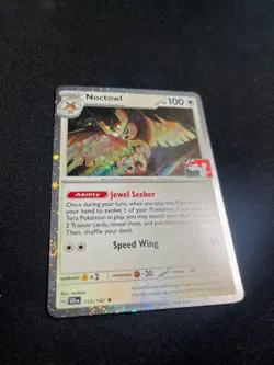 Noctowl 115/143 Pokemon Play! Prize Pack Stamp Holo NM Multiple Available - Image 2