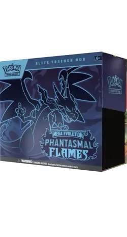 Pokemon Mega Evolution Phantasmal Flames Elite Trainer Box SEALED - Image 1