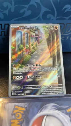 Pokemon TCG - Sudowoodo 219/193 NM Paldea Evolved Illustration Rare Holo - Image 2