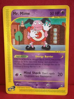 Pokemon TGC Mr Mime 95a/147 Aquapolis Wizards 2002 NM Near Mint - Image 1