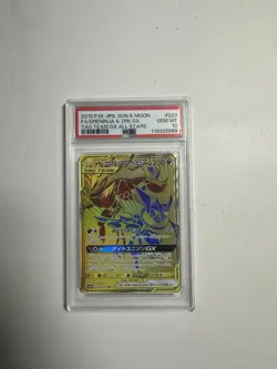 Pokemon Greninja & Zoroark GX TAG TEAM Ultra Rare 223/173 Japanese PSA 10 TCG - Image 1