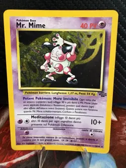 Pokemon Mr Mime Holo 6/64 Jungle Italian WOTC LP- Vintage - Image 1