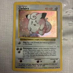 Clefairy - 5/102 - Base Set - Shadowless - Unlimited - Pokemon TCG - HP - Image 1