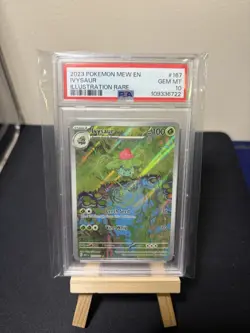 Pokemon Ivysaur Illustration Rare Holo 167/165 Scarlet & Violet 151 PSA 10 2023 - Image 1