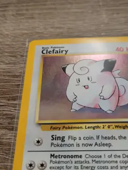 Pokemon TCG Clefairy 6/130 Base Set 2 Holo Rare MP - Image 4
