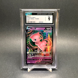 MEW V POKEMON 2021 FUSION STRIKE HOLO | CGC 9 - Image 1