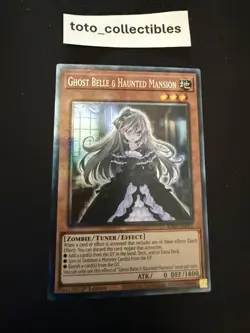 YuGiOh GHOST BELLE & HAUNTED MANSION Prismatic Collector’s Rare RA01-EN011 - Image 1