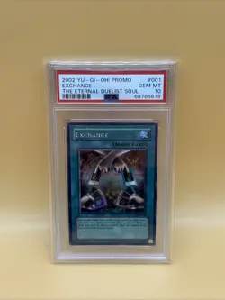 2002 Yu-GI-Oh! Eternal Duelist Soul Promo Exchange EDS-001 PSA 10 GEM MINT! - Image 1