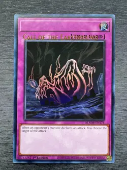 YuGiOh! Call Of The Earthbound BLMM - Error Misprint Name Shift NM 1st Edition - Image 2