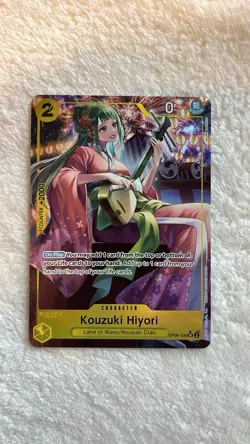 One Piece CCG Kouzuki Hiyori OP06-106 Alt Art English SR - Image 1
