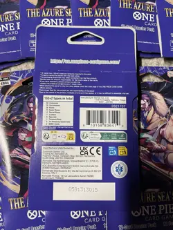 One Piece TCG OP14 The Azure Sea’s Seven Sleeved Booster Packs Lot Of 11 - Image 2
