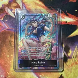 Nico Robin (Alt Art) OP12-087 SR Legacy of the Master ONE PIECE TCG English - Image 1