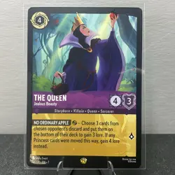 1x The Queen - Jealous Beauty - 74/204 - Legendary Light Play Disney Lorcana: Ar - Image 1