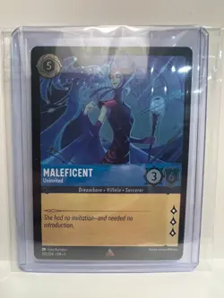 Lorcana The First Chapter - Disney - Maleficent 151/204 Rare Foil - Image 3