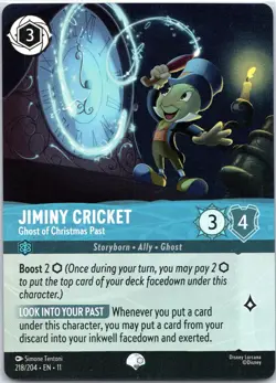 Disney Lorcana Jiminy Cricket - Ghost of Christmas Past (Epic) Winterspell Epic - Image 1