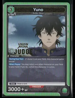 Yuno BCV-1-057 JUDGE PROMO - Union Arena Black Clover English NM - Image 1