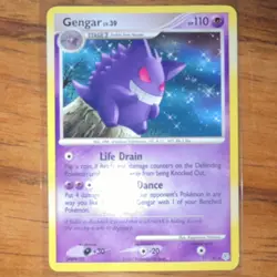 Pokemon Gengar 110 HP Diamond & Pearl Rare 27/130 Stage 2 Regular Card 2007 - Image 2