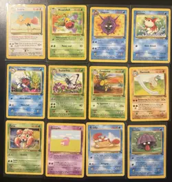 Pokemon TCG Base Set Wizards 1999 Lot 12 Cards Dodrio Weepinbell Cloyster - Image 1