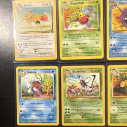 Pokemon TCG Base Set Wizards 1999 Lot 12 Cards Dodrio Weepinbell Cloyster - Image 2