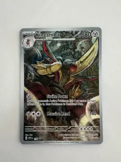 Kingambit Pokemon TCG Sv: Scarlet & Violet Promo Card Full Art Holo 130 NM - Image 1