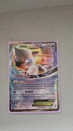 Pokemon Mew EX Ultra Rare Holo 46/124 Dragons Exalted Standard English TCG Card - Image 1