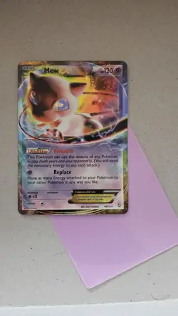 Pokemon Mew EX Ultra Rare Holo 46/124 Dragons Exalted Standard English TCG Card - Image 2