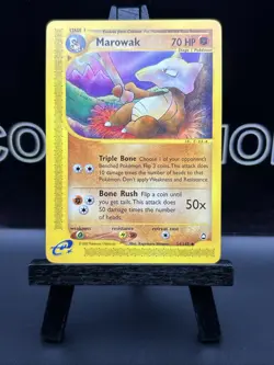 Pokemon Card Marowak Aquapolis 54/147 Uncommon Regular 2002 LP - Image 2