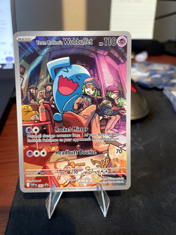 Team Rocket's Wobbuffet 203 Sv: Scarlet & Violet Promo Cards Holo - Image 1