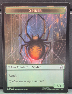 Spider 0003 Food 0005 Token FOIL Marvel Spider-man Near Mint Card Hot Dog - Image 2