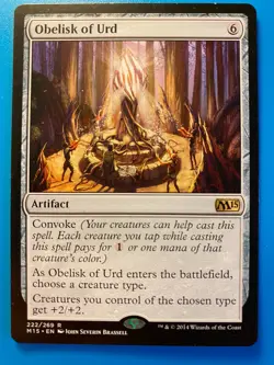 MTG 1x Obelisk of Urd Core Set 2015 M15 Modern Magic the Gathering Card x1 NM - Image 1