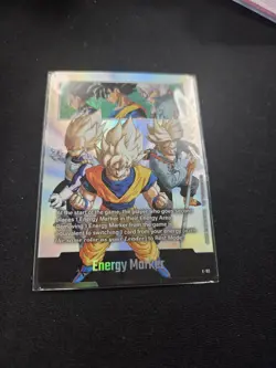 SEALED Fusion World Vegeta Trunks Foil Energy Marker E-92 Dragon Ball Super Card - Image 1
