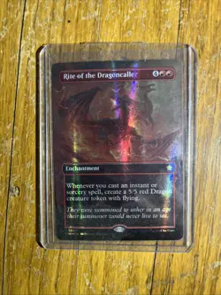 Rite of the Dragoncaller (Mana Foil) Mythic MTG Foundations - Image 2