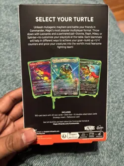 Magic The Gathering Teenage Mutant Ninja Turtles Commander Deck New Sealed - Image 2