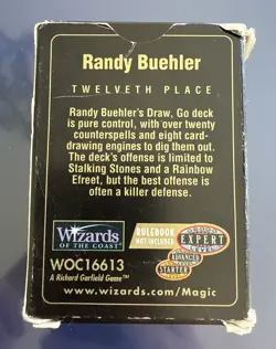 Magic The Gathering: MTG 1998 World Championships Randy Buehler’s Draw, Go Deck! - Image 3
