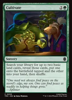 Cultivate #50 (NM) - MTG - Teenage Mutant Ninja Turtles TMNT Magic The Gathering - Image 1