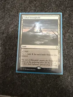 Cabal Stronghold, Dominaria, NM, MTG- Magic the Gathering, Regular - Image 1
