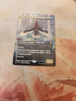 Ishai, Ojutai Dragonspeaker Borderless Commander Bloomburrow MTG NM - Image 1