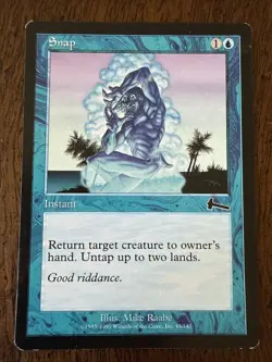 Snap - Urza's Legacy ~MP ~ Magic the Gathering MTG - Image 1