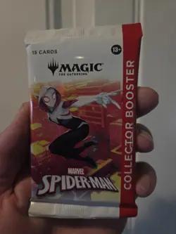 Magic The Gathering Marvel Spider Man Collector Booster Pack - Image 1