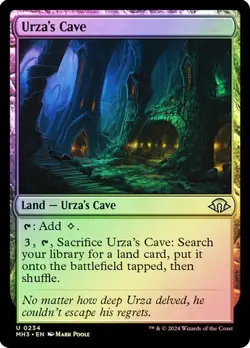 NM Foil Urza's Cave, MTG, Modern Horizons 3, Magic the Gathering, 234 - Image 1