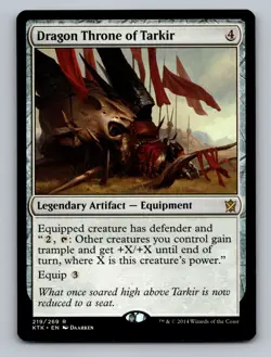 Dragon Throne of Tarkir R Khans of Tarkir 219 NM - Image 1