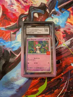 Pokemon TCG Ralts CGC 10 021/M-P Mega Evolution Promo Japanese Card - Image 1