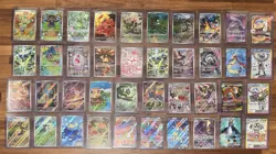 Pokemon Full Art Special Illustration Rare Mixed Lot 40 Cards - Image 1