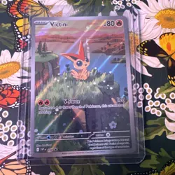 Pokemon TCG Victini #208 Promo Card Holo Black Star Promo BB/WF - Image 1