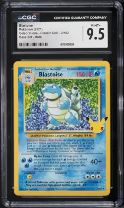 Pokemon Celebrations Base Set Charizard Blastoise Venusaur PSA CGC 9.5 GEM Set - Image 3